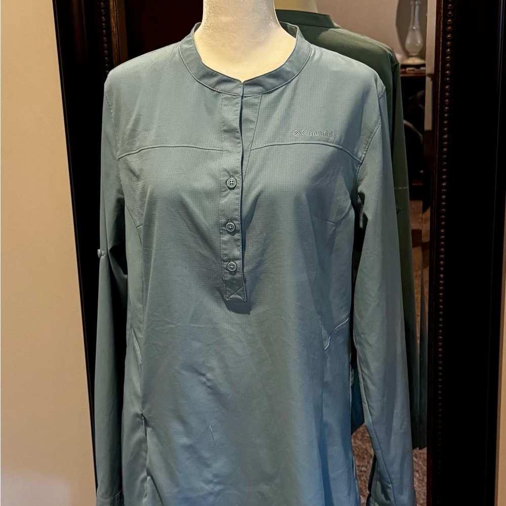 Columbia Blue Long Sleeve Shirt